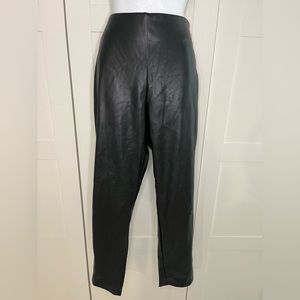 Faux leather leggings